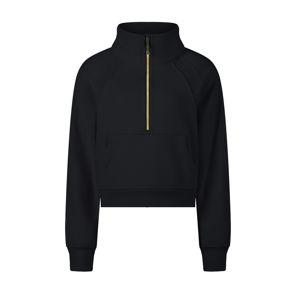 Half-Zip Crop